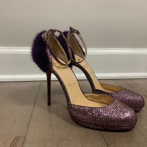 Christian Louboutin Lady Crazy Fur Pumps